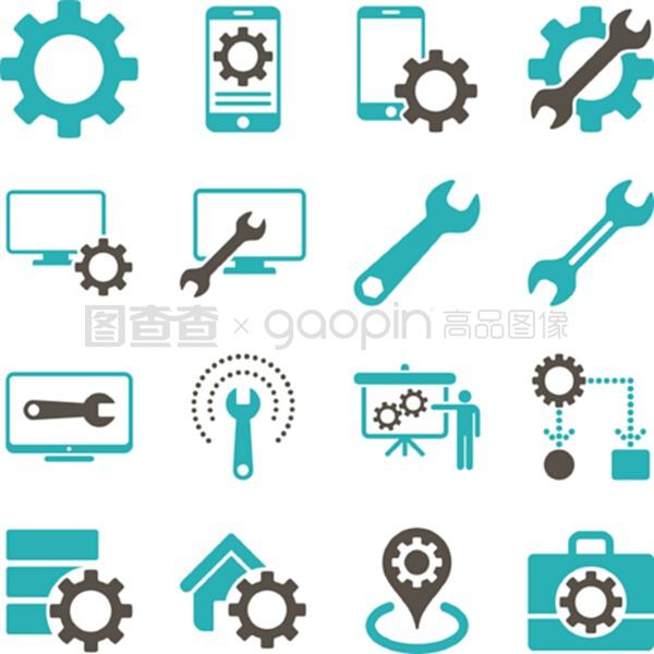 商務(wù)信息咨詢 核心選項與服務(wù)工具圖標(biāo)集解析